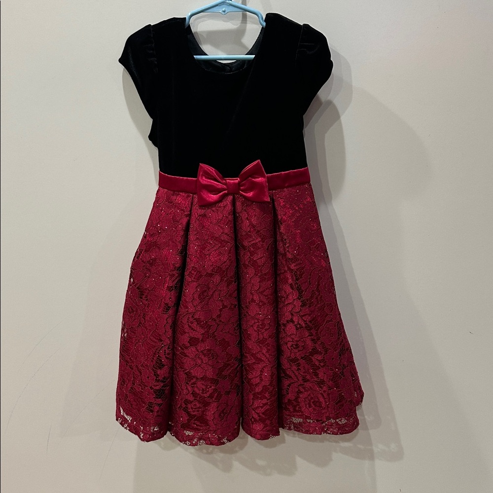 Jona Michelle Black Velvet Dress Size 5